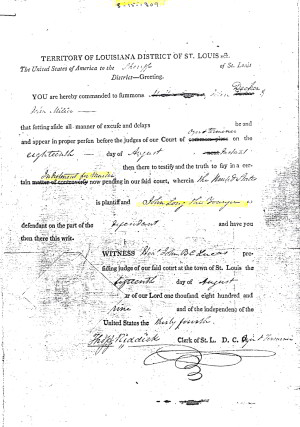 Court Summons