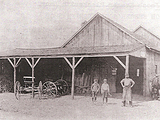 Jacob Seeger's blacksmith shop in Bellefontaine