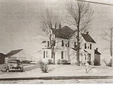 Home of Mr. & Mrs. Fred Haas on Conway and Olive Street Roads. It faced Highway 40. Photo taken in March 1966. Courtesy of Fred Haas