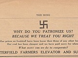 1923 grain elevator advertisement