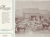 Henry Schiller's Blacksmith Shop, circa 1888.