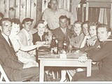 A popular place to eat & dance. It was located on the south side of Hwy 40. L-R: Al & Dottie Rombach, Norman Rombach, Rosemary Seeger, Tommy Cuppings, Arlene Seeger, Wally Rom